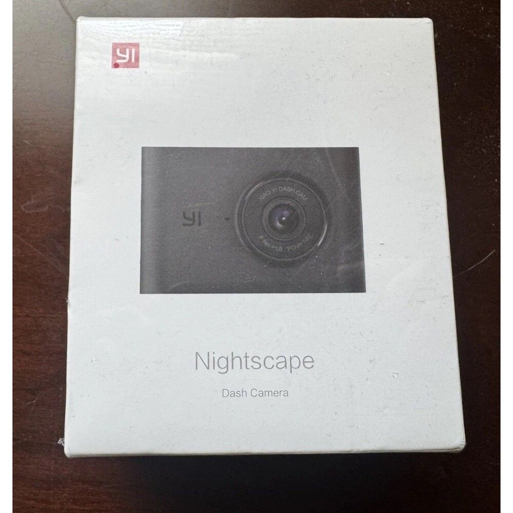 YI Nightscape Dash Camera 1080p Car DVR Night Vision WiFi App NEW Sealed Box
